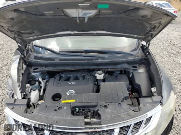 2013 Nissan Murano SV with VIN JN8AZ1MW0DW301938, listed as a Copart auction lot 66882235 with 130,050 mi miles and Salvage title. Bid and sale history available at DreamBid. Image 12.