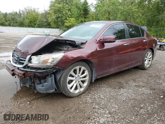 2014 Honda Accord Touring z VIN 1HGCR2F90EA807688, wystawiony jako Copart lot #70952505 z przebiegiem 314 382 mil mil oraz Czysty tytuł • Clean title. Historia ofert i sprzedaży dostępna na DreamBid. Obrazek 1.