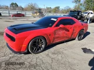 2018 Dodge Challenger SRT Hellcat Widebody with VIN 2C3CDZC96JH138191, listed as a Copart auction lot 87133644 with 55,554 mi miles and Salvage title. Bid and sale history available at DreamBid. Image 1.