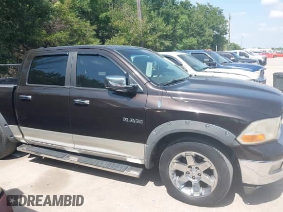2010 Dodge 1500 SLT with VIN 1D7RB1CT6AS228660, listed as a IAAI auction lot 42882307 with 285,013 mi miles and . Bid and sale history available at DreamBid. Image 13.