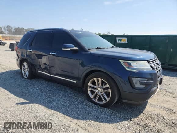 2017 Ford Explorer Limited z VIN 1FM5K7F88HGA01546, wystawiony jako Copart lot #81026575 z przebiegiem 133 152 mil mil oraz Szkoda całkowita • Salvage title. Historia ofert i sprzedaży dostępna na DreamBid. Obrazek 4.