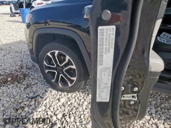 2022 Jeep Compass (RED) Edition with VIN 3C4NJDCB9NT233022, listed as a Copart auction lot 64565225 with 15,643 mi miles and Clean title. Bid and sale history available at DreamBid. Image 13.