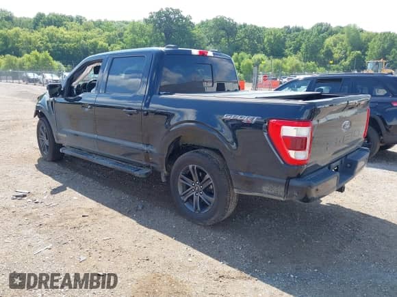 2021 Ford F-150 XL with VIN 1FTFW1ED8MFA92455, listed as a IAAI auction lot 42849939 with Not provided miles and . Bid and sale history available at DreamBid. Image 3.