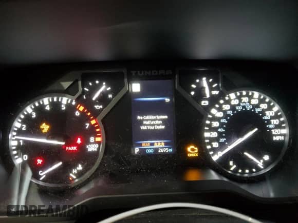 2024 Toyota Tundra SR5 with VIN 5TFLA5DA0RX227171, listed as a Copart auction lot 42084915 with 2,695 mi miles and Salvage title. Bid and sale history available at DreamBid. Image 9.