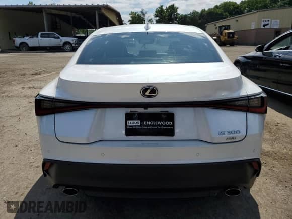 2021 Lexus IS 300 with VIN JTHC81F25M5043518, listed as a Copart auction lot 67741524 with 17,174 mi miles and Salvage title. Bid and sale history available at DreamBid. Image 6.
