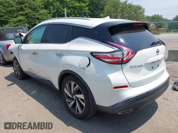 2015 Nissan Murano Platinum с VIN 5N1AZ2MH8FN206227, выставлен на аукционе IAAI как лот 42485301 с пробегом 94 815 миль миль и . История ставок и продаж доступна на DreamBid. Изображение 3.