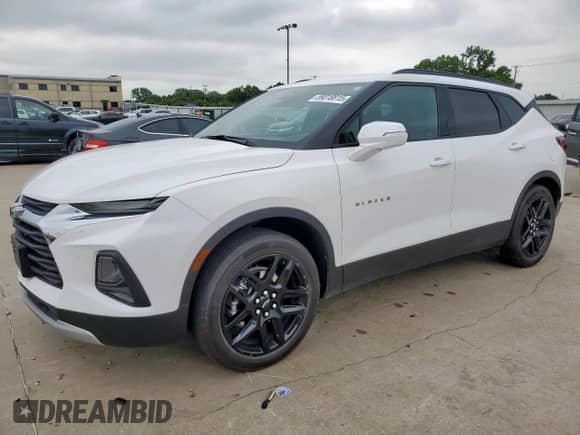 2022 Chevrolet Blazer LT с VIN 3GNKBDRS0NS175435, выставлен на аукционе Copart как лот 59018815 с пробегом 33 911 миль миль и Списание • Salvage title. История ставок и продаж доступна на DreamBid. Изображение 1.