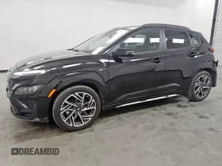 2022 Hyundai Kona N Line с VIN KM8K33A39NU756318, выставлен на аукционе Copart как лот 81682325 с пробегом 76 822 миль миль и Чистый • Clean title. История ставок и продаж доступна на DreamBid. Изображение 1.