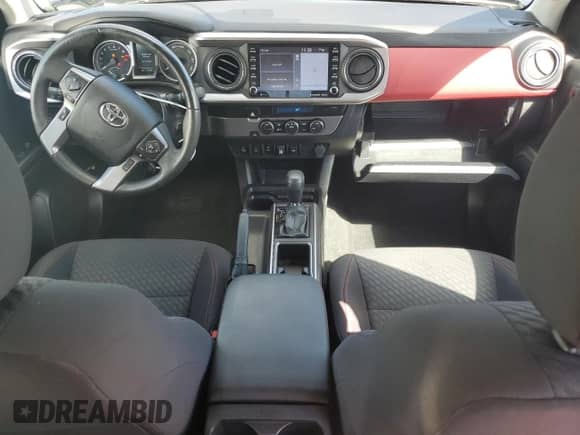 2022 Toyota Tacoma SR5 with VIN 3TMAZ5CN5NM179011, listed as a Copart auction lot 81377065 with 25,464 mi miles and Salvage title. Bid and sale history available at DreamBid. Image 8.