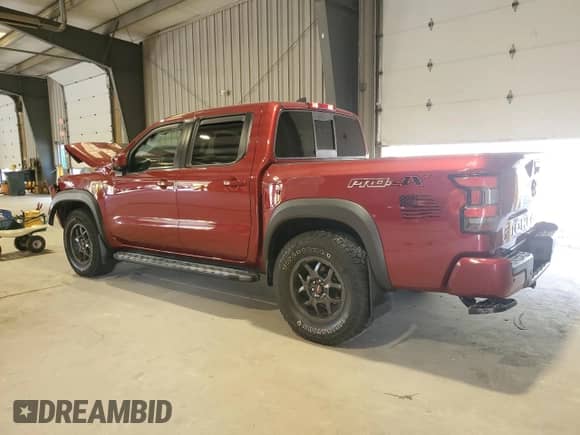 2022 Nissan Frontier S with VIN 1N6ED1EK9NN695998, listed as a Copart auction lot 80537835 with 21,841 mi miles and Salvage title. Bid and sale history available at DreamBid. Image 2.