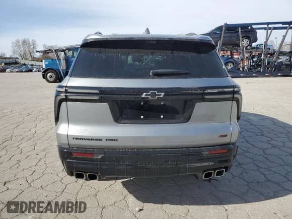 2025 Chevrolet Traverse AWD RS с VIN 1GNEVLRS7SJ152410, выставлен на аукционе Copart как лот 49700625 с пробегом 2 105 миль миль и Списание • Salvage title. История ставок и продаж доступна на DreamBid. Изображение 6.