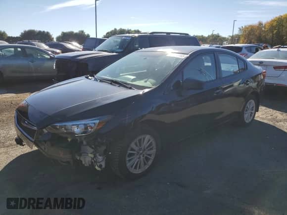 2019 Subaru Impreza with VIN 4S3GKAA6XK3626903, listed as a Copart auction lot 86222765 with 107,122 mi miles and Salvage title. Bid and sale history available at DreamBid. Image 1.