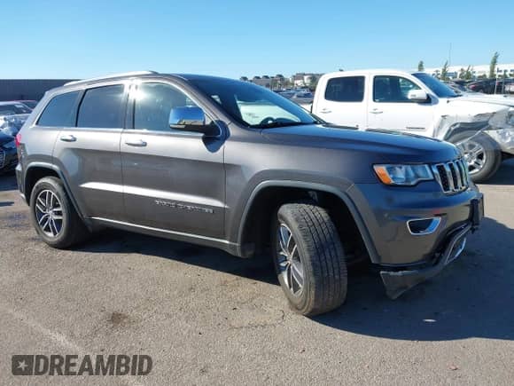 2018 Jeep Grand Cherokee Limited with VIN 1C4RJFBG0JC509006, listed as a IAAI auction lot 43342622 with 54,244 mi miles and . Bid and sale history available at DreamBid. Image 1.