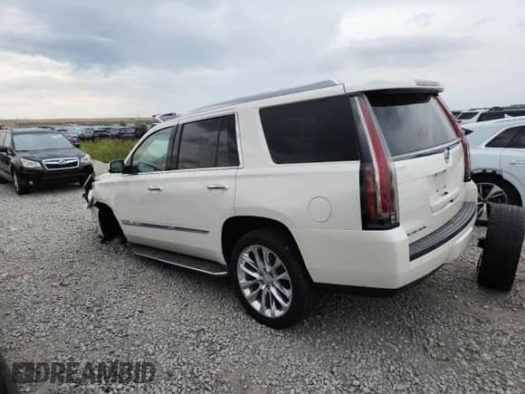 2015 Cadillac Escalade Luxury with VIN 1GYS4BKJXFR263870, listed as a Copart auction lot 69026235 with 49,858 mi miles and Salvage title. Bid and sale history available at DreamBid. Image 2.