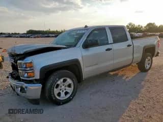 2014 Chevrolet Silverado 1500 LT with VIN 3GCUKREC8EG468743, listed as a Copart auction lot 85144175 with 154,176 mi miles and Salvage title. Bid and sale history available at DreamBid. Image 1.