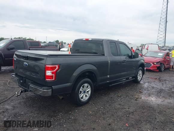 2020 Ford F-150 XL with VIN 1FTEX1CB2LKF44500, listed as a IAAI auction lot 42514020 with 92,224 mi miles and . Bid and sale history available at DreamBid. Image 4.