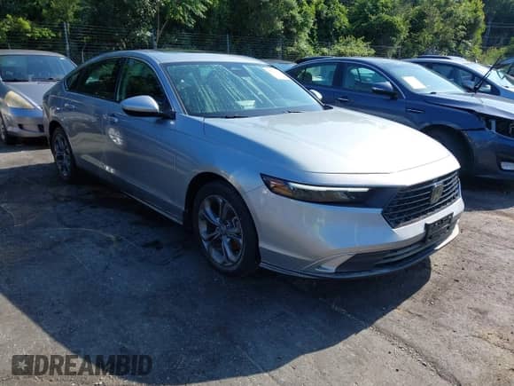 2024 Honda Accord EX with VIN 1HGCY1F31RA020246, listed as a IAAI auction lot 42783641 with 20,582 mi miles and . Bid and sale history available at DreamBid. Image 1.