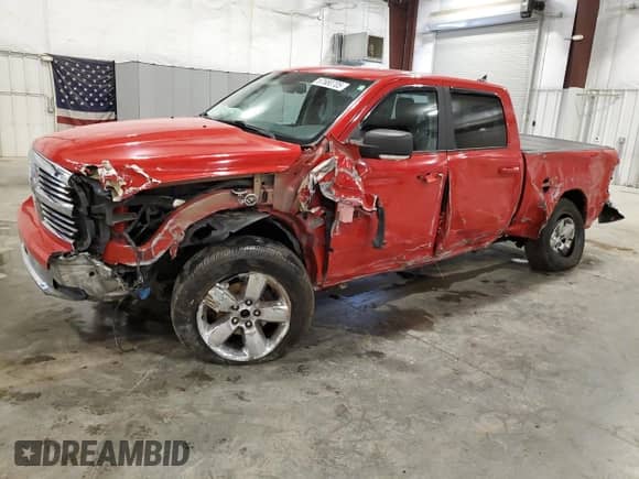 2019 Ram 1500 Big Horn with VIN 1C6RR7TT9KS576146, listed as a Copart auction lot 67680705 with 78,107 mi miles and Salvage title. Bid and sale history available at DreamBid. Image 1.