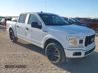 2020 Ford F-150 XL with VIN 1FTEW1EP9LFA16814, listed as a IAAI auction lot 43384974 with 215,909 mi miles and . Bid and sale history available at DreamBid. Image 1.