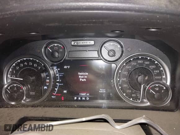 2018 Ram 1500 Rebel with VIN 1C6RR7YT1JS234777, listed as a IAAI auction lot 41409525 with 119,497 mi miles and . Bid and sale history available at DreamBid. Image 7.