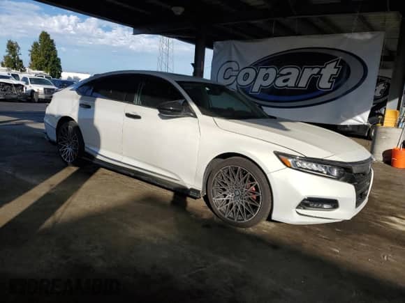 2020 Honda Accord EX-L с VIN 1HGCV1F51LA115701, выставлен на аукционе Copart как лот 81851435 с пробегом 59 228 миль миль и Списание • Salvage title. История ставок и продаж доступна на DreamBid. Изображение 4.