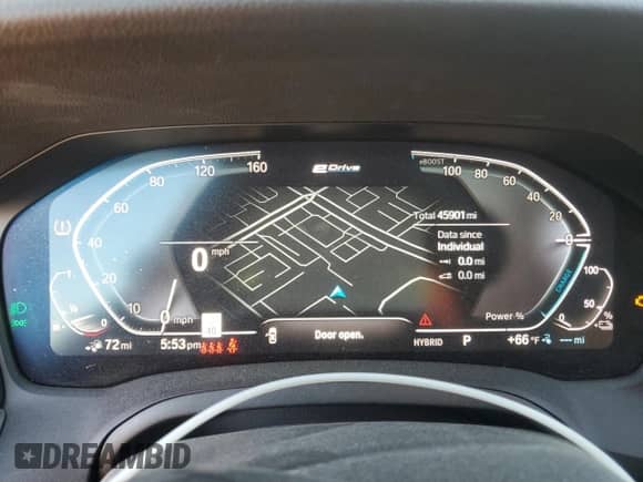 2022 BMW 3 Series 330e с VIN 3MW5P7J05N8C64284, выставлен на аукционе Copart как лот 47860785 с пробегом 45 901 миль миль и Списание • Salvage title. История ставок и продаж доступна на DreamBid. Изображение 9.