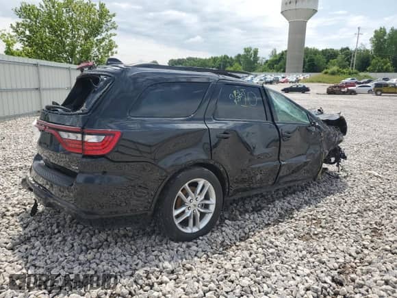 2025 Dodge Durango GT Plus with VIN 1C4RDJDG7SC517824, listed as a Copart auction lot 61589595 with Not provided miles and Non repairable. Bid and sale history available at DreamBid. Image 3.