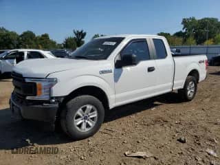 2019 Ford F-150 XL with VIN 1FTEX1EB1KFB34579, listed as a Copart auction lot 80294515 with 111,567 mi miles and Salvage title. Bid and sale history available at DreamBid. Image 1.