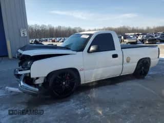 2007 Chevrolet Silverado 1500 Work Truck with VIN 1GCEC14X37Z162530, listed as a Copart auction lot 45347235 with 105,993 mi miles and Salvage title. Bid and sale history available at DreamBid. Image 1.