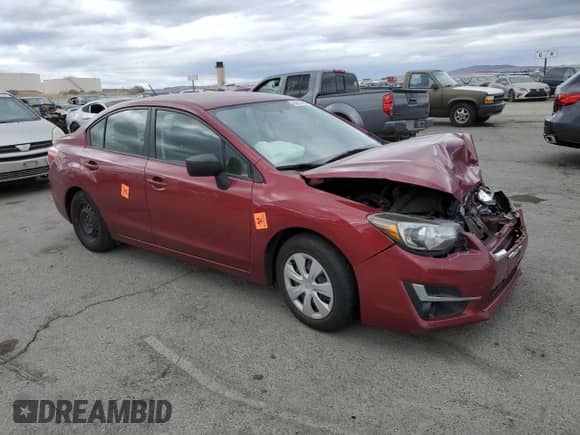 2016 Subaru Impreza with VIN JF1GJAA68GH014167, listed as a Copart auction lot 84834995 with 89,865 mi miles and Salvage title. Bid and sale history available at DreamBid. Image 4.