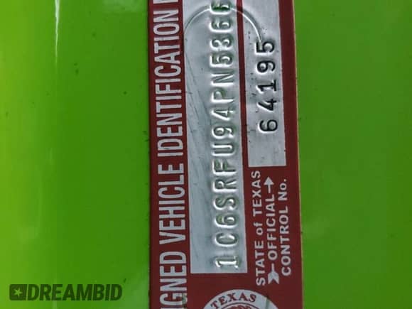 2023 Ram 1500 TRX z VIN 1C6SRFU94PN536609, wystawiony jako Copart lot #86865605 z przebiegiem 24 713 mil mil oraz Czysty tytuł • Clean title. Historia ofert i sprzedaży dostępna na DreamBid. Obrazek 12.