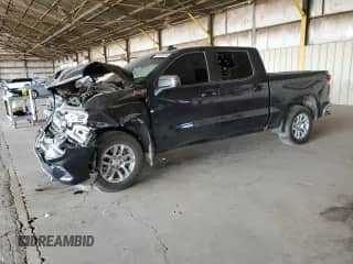 2024 Chevrolet Silverado 1500 LT with VIN 3GCUDDE84RG116936, listed as a Copart auction lot 61076255 with Not provided miles and Salvage title. Bid and sale history available at DreamBid. Image 1.