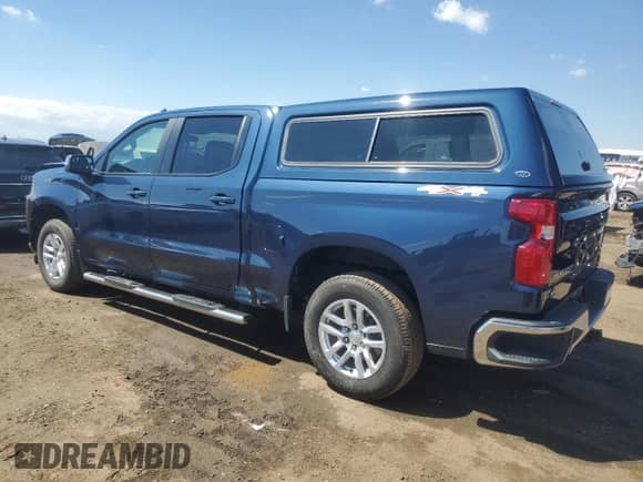 2022 Chevrolet Silverado 1500 LT with VIN 1GCPYJEK1NZ217521, listed as a Copart auction lot 56142645 with 22,374 mi miles and Salvage title. Bid and sale history available at DreamBid. Image 2.
