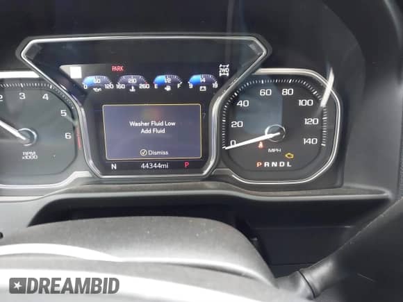 2020 GMC Sierra 1500 Denali with VIN 1GTU9FEL4LZ180967, listed as a IAAI auction lot 41342763 with 44,344 mi miles and . Bid and sale history available at DreamBid. Image 7.