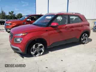 2021 Hyundai Venue SEL z VIN KMHRC8A35MU126242, wystawiony jako Copart lot #84901925 z przebiegiem 2 515 mil mil oraz Szkoda całkowita • Salvage title. Historia ofert i sprzedaży dostępna na DreamBid. Obrazek 1.