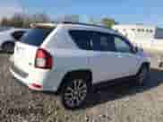 2017 Jeep Compass Latitude with VIN 1C4NJCEA9HD130529, listed as a Copart auction lot 52049285 with 82,338 mi miles and Salvage title. Bid and sale history available at DreamBid. Image 3.