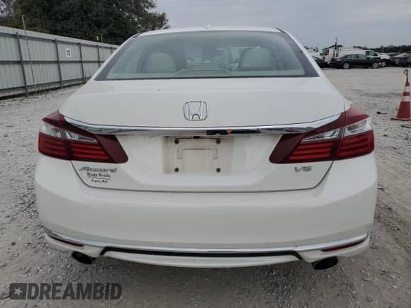2016 Honda Accord EX-L with VIN 1HGCR3F82GA002632, listed as a Copart auction lot 86172775 with 79,318 mi miles and Salvage title. Bid and sale history available at DreamBid. Image 6.