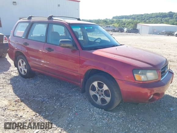 2003 Subaru Forester XS with VIN JF1SG65693H714015, listed as a IAAI auction lot 42817838 with 114,204 mi miles and . Bid and sale history available at DreamBid. Image 1.