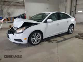 2011 Chevrolet Cruze LTZ z VIN 1G1PH5S9XB7141743, wystawiony jako Copart lot #86631415 z przebiegiem 94 432 mil mil oraz Szkoda całkowita • Salvage title. Historia ofert i sprzedaży dostępna na DreamBid. Obrazek 1.