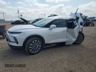 2024 Chevrolet Blazer Premier with VIN 3GNKBLRS9RS193786, listed as a Copart auction lot 67820905 with 21,210 mi miles and Salvage title. Bid and sale history available at DreamBid. Image 1.