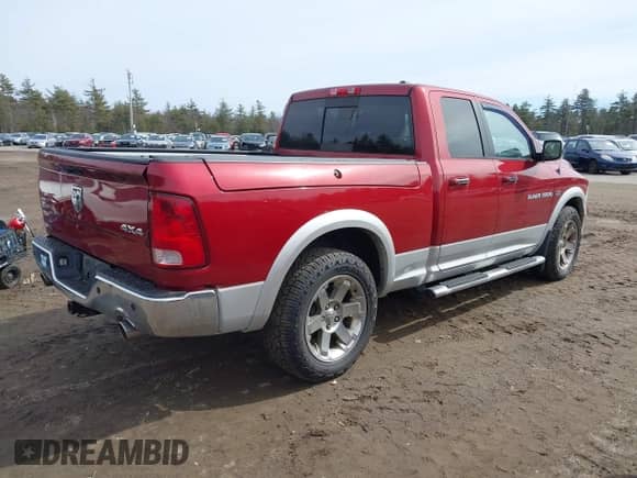 2012 Ram 1500 Laramie with VIN 1C6RD7JT6CS252347, listed as a IAAI auction lot 41781991 with 80,035 mi miles and . Bid and sale history available at DreamBid. Image 4.