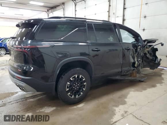 2024 Chevrolet Traverse AWD Z71 с VIN 1GNEVJKSXRJ170375, выставлен на аукционе Copart как лот 70472545 с пробегом 15 845 миль миль и На запчасти • Non repairable. История ставок и продаж доступна на DreamBid. Изображение 3.