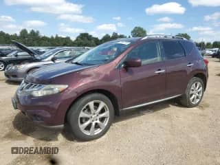 2014 Nissan Murano LE with VIN JN8AZ1MW4EW502050, listed as a Copart auction lot 70857705 with 139,785 mi miles and Salvage title. Bid and sale history available at DreamBid. Image 1.