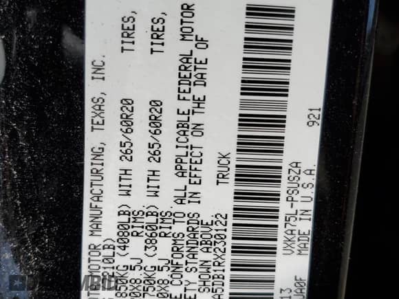 2024 Toyota Tundra SR5 with VIN 5TFLA5DB1RX230122, listed as a Copart auction lot 64092405 with 17,632 mi miles and Salvage title. Bid and sale history available at DreamBid. Image 12.