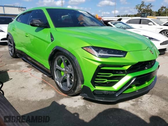 2021 Lamborghini Urus с VIN ZPBUA1ZL6MLA14421, выставлен на аукционе Copart как лот 74109914 с пробегом Не указан миль и На запчасти • Non repairable. История ставок и продаж доступна на DreamBid. Изображение 4.