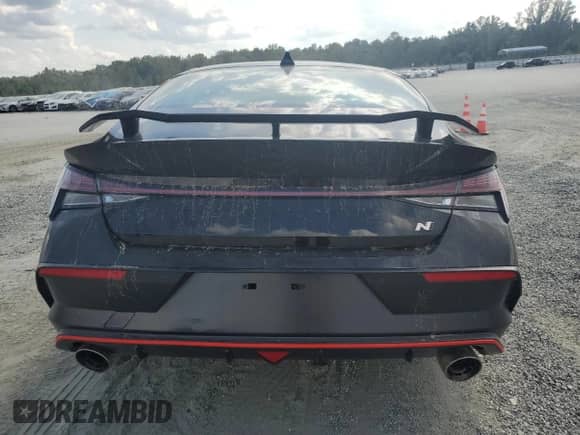 2025 Hyundai Elantra with VIN KMHLW4DKXSU031231, listed as a Copart auction lot 83871065 with 4,622 mi miles and Salvage title. Bid and sale history available at DreamBid. Image 6.