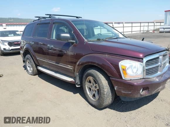2004 Dodge Durango Limited with VIN 1D4HB58D64F142747, listed as a IAAI auction lot 42979443 with 239,167 mi miles and . Bid and sale history available at DreamBid. Image 1.