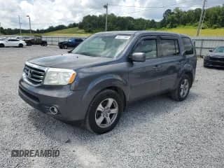 2014 Honda Pilot EX-L with VIN 5FNYF3H53EB013613, listed as a Copart auction lot 64211105 with 282,333 mi miles and Salvage title. Bid and sale history available at DreamBid. Image 1.