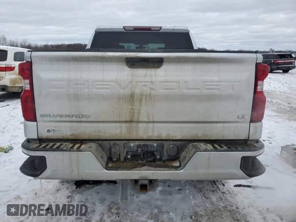2022 Chevrolet Silverado 1500 LT with VIN 3GCPYJEK6NG123490, listed as a Copart auction lot 41617175 with 64,048 mi miles and Salvage title. Bid and sale history available at DreamBid. Image 6.
