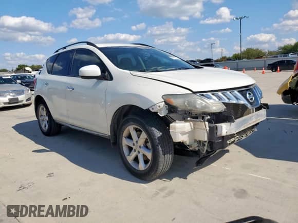 2009 Nissan Murano SL with VIN JN8AZ18U09W106308, listed as a Copart auction lot 84217735 with 256,978 mi miles and Salvage title. Bid and sale history available at DreamBid. Image 4.
